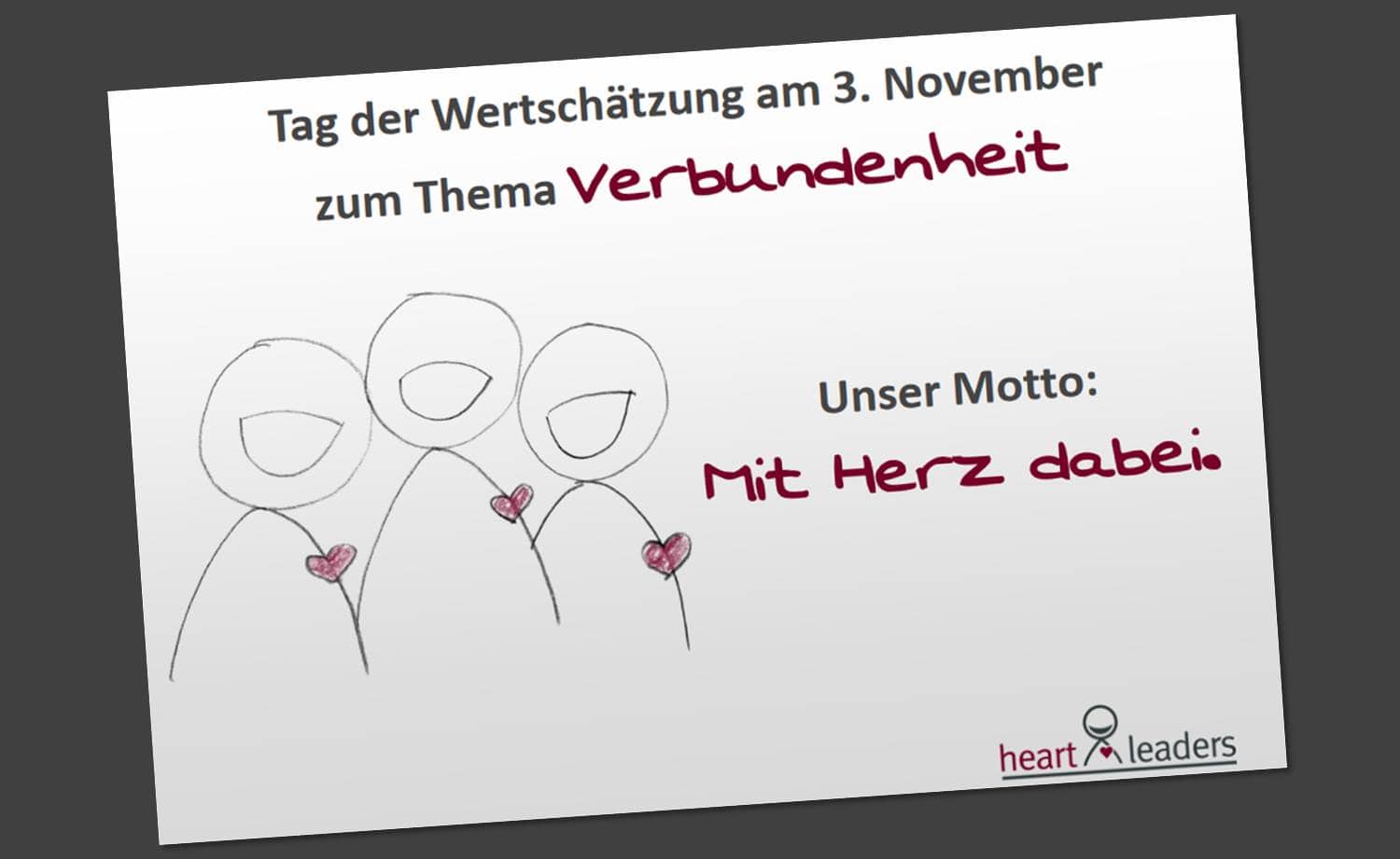 Wie können wir uns die Arbeit NICHT vermiesen? Tag der Wertschätzung widmet sich der Verbundenheit