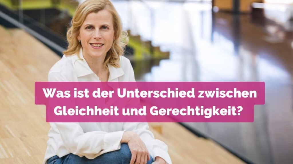 Frau auf einer Treppe sitzend