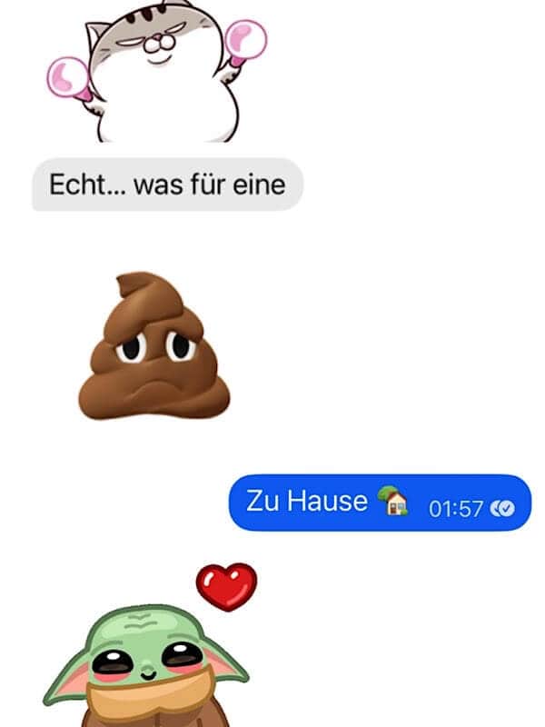 Emojis Reaktionen
