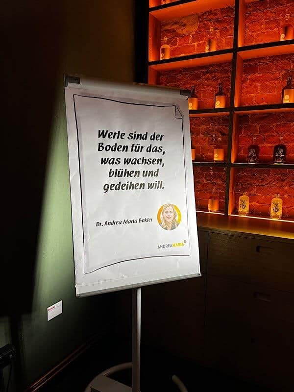 Flipchart im besonderen Ambiente