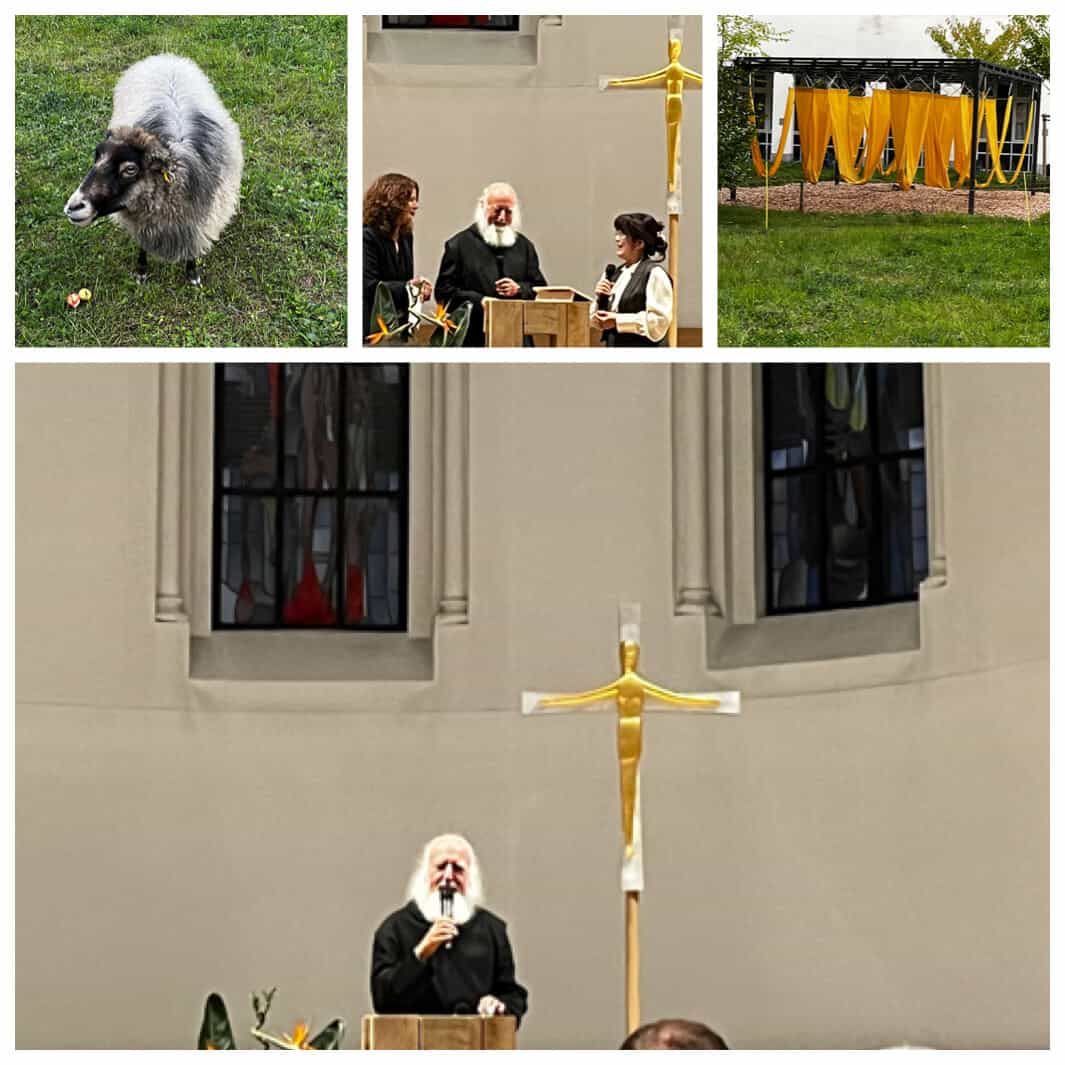 Impressionen vom Vortrag mit Anselm Grün und der Location in Würzburg