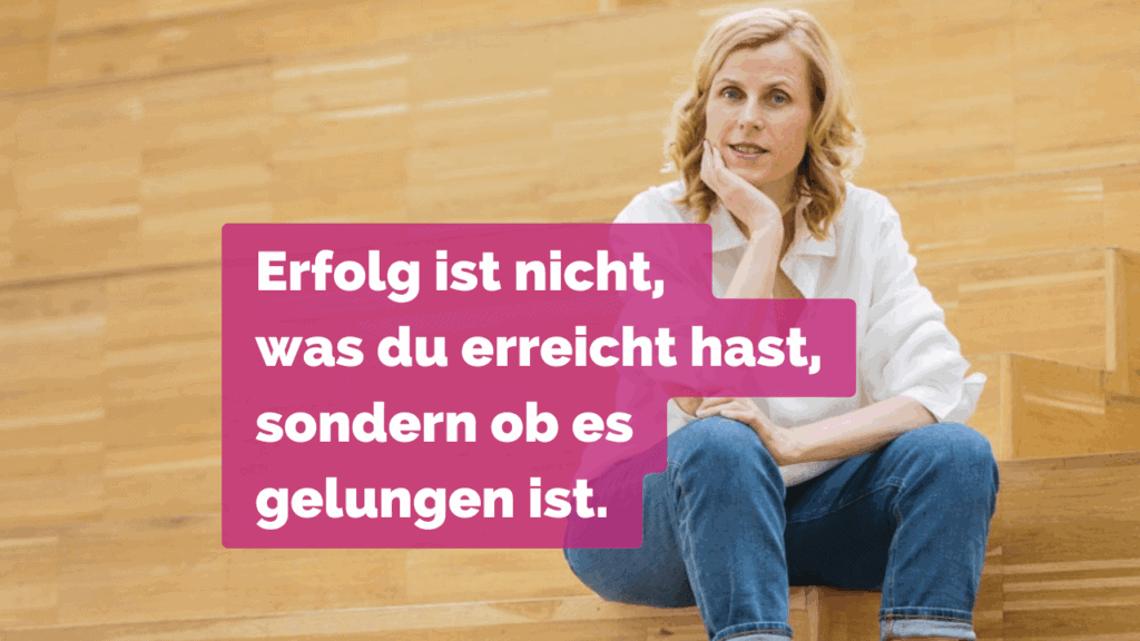 Frau auf der Treppe